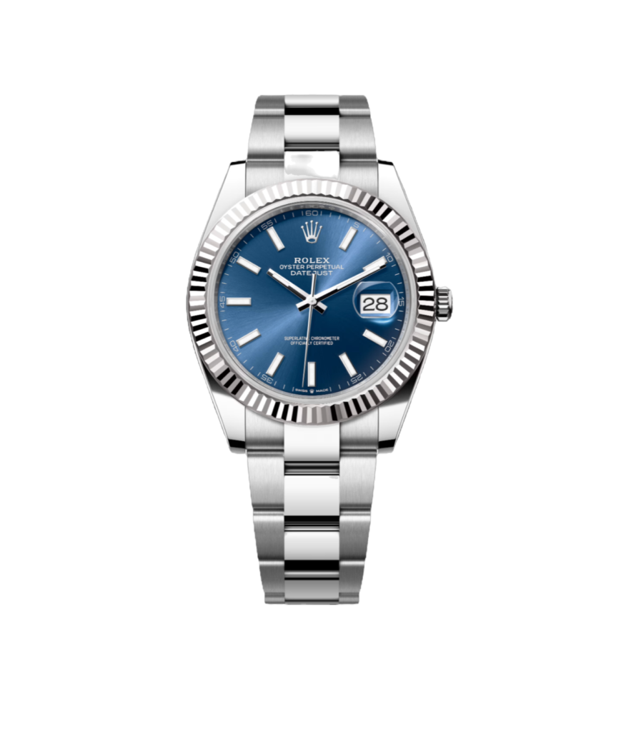 Super Clone Rolex, Datejust, Blue Dial Oyster