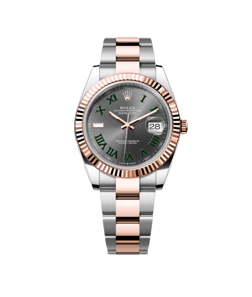 Super Clone Rolex Datejust Fluted, Oystersteel and Everose Gold