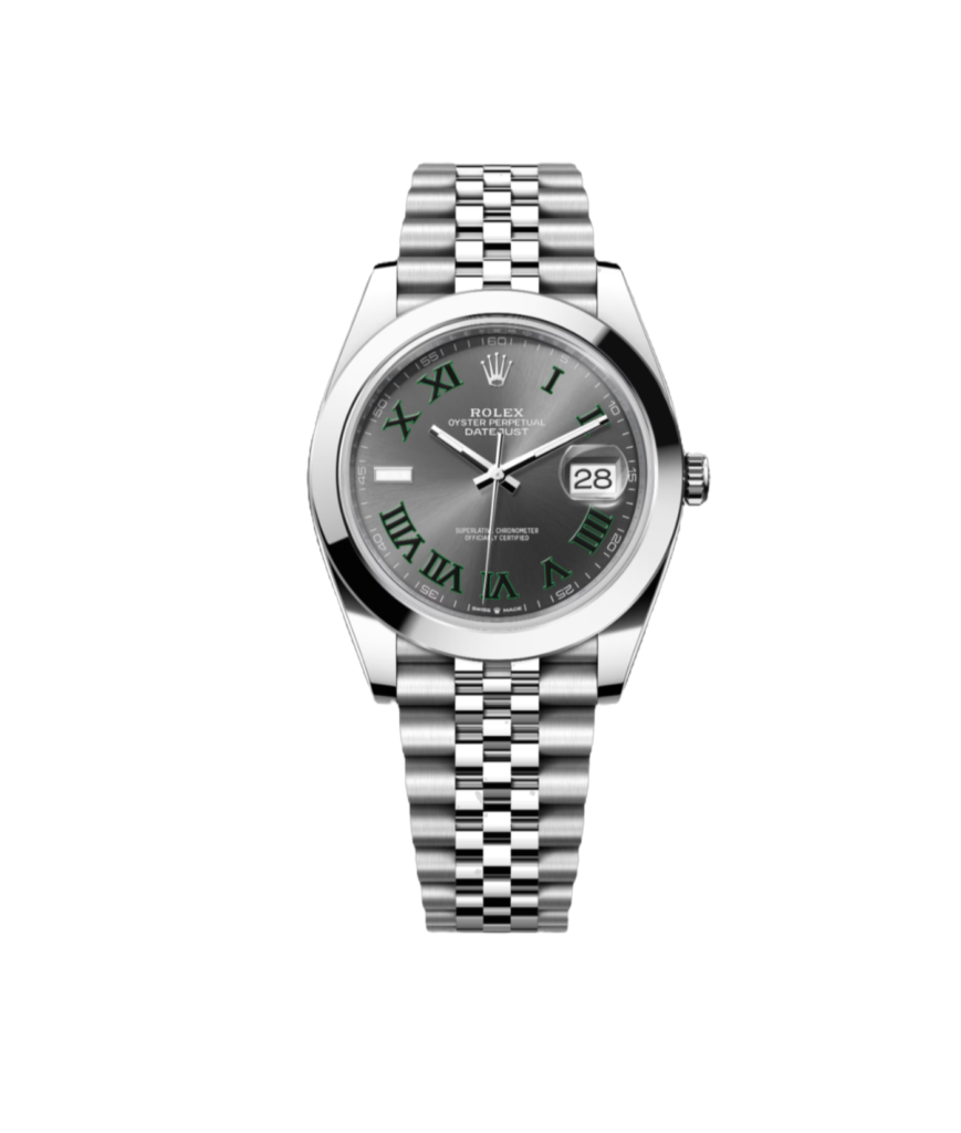 Super Clone Rolex Datejust Slate, Oystersteel and White Gold