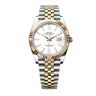 Super Clone Rolex Datejust White And Yellow Gold