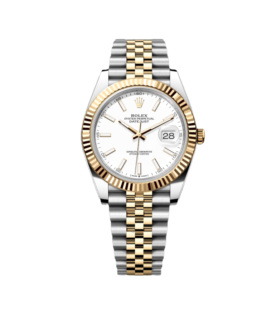 Super Clone Rolex Datejust White And Yellow Gold
