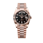 Super Clone Rolex Day-Date -Fluted, Everose Gold