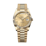 Super Clone Rolex Day-Date Gold - Gold Dial