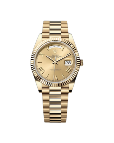 Super Clone Rolex Day-Date Gold – Gold Dial