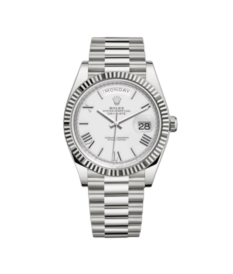 Super Clone Rolex Day-Date - White Dial