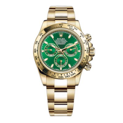 Super Clone Rolex Daytona Gold - Green Dial