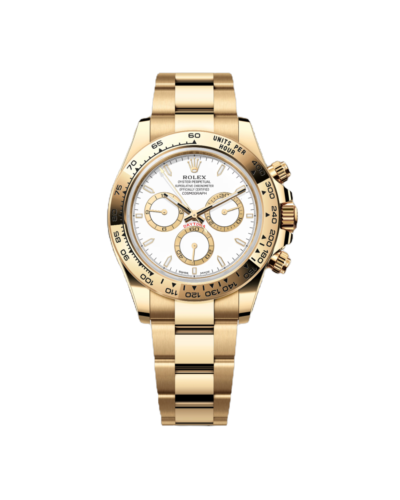Super Clone Rolex Daytona Gold White Dial