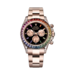 Super Clone Rolex Daytona Rose Gold Rainbow