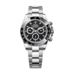 Super Clone Rolex Daytona Silver - Black Dial