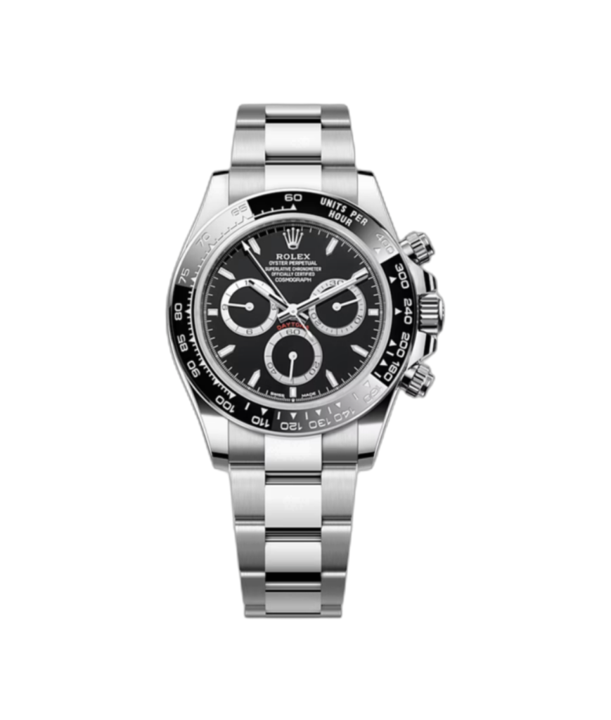 Super Clone Rolex Daytona Silver - Black Dial