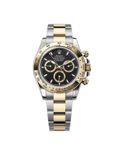Super Clone Rolex Daytona Two Tone – Black Dial