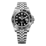 Super Clone Rolex GMT Master II Black Dial Jubilee