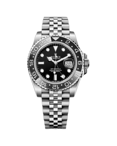 Super Clone Rolex GMT Master II Black Dial Jubilee