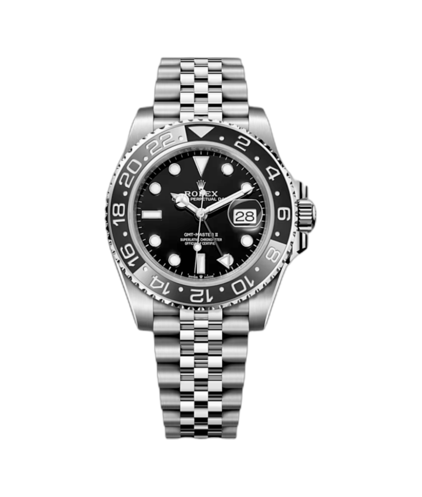 Super Clone Rolex GMT Master II Black Dial Jubilee