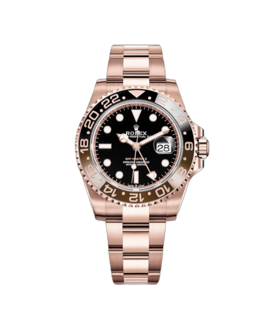 Super Clone Rolex GMT Master II Rose Gold