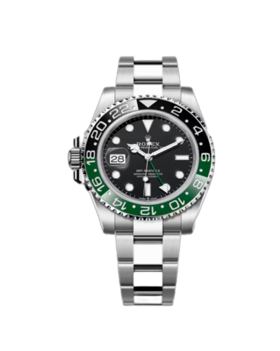 Super Clone Rolex GMT Master II Sprite Black Green Dial Oyster