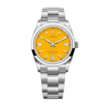 Super Clone Rolex Oyster Perpetual Yellow Dial