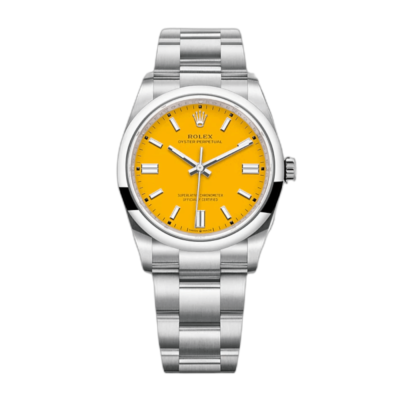 Super Clone Rolex Oyster Perpetual Yellow Dial