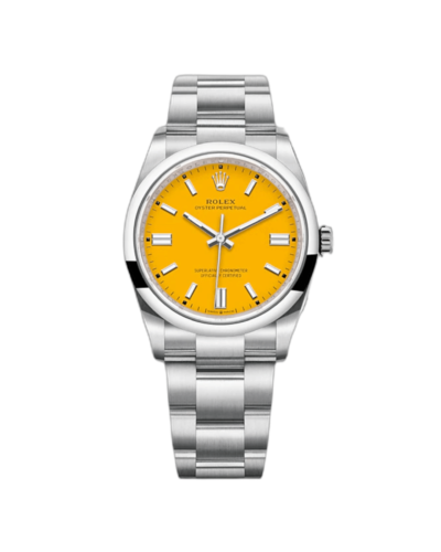 Super Clone Rolex Oyster Perpetual Yellow Dial