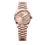 Super Clone Rolex ,Rose-Colour set with Diamonds , 31 mm,Oyster