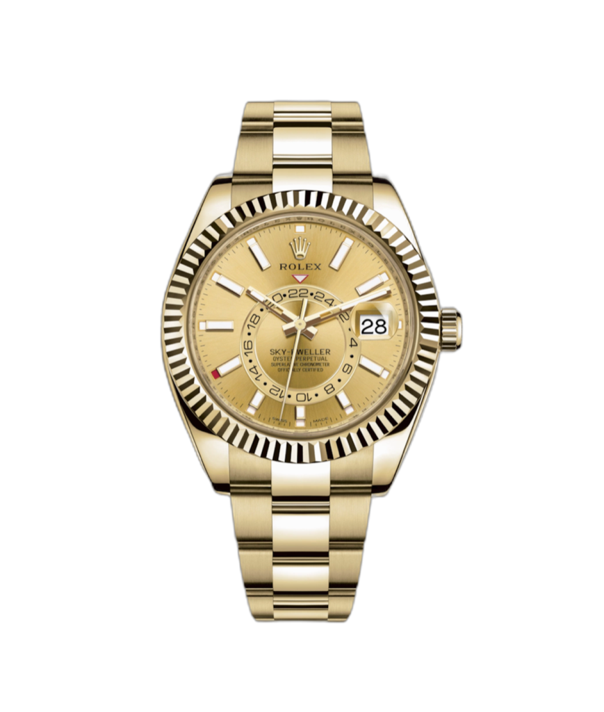 Super Clone Rolex Sky-Dweller Gold