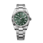 Super Clone Rolex Sky-Dweller Green Dial