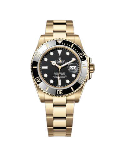 Super Clone Rolex Submariner Gold – Black Dial