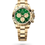 Super Clone Rolex Cosmograph Daytona Green Dial Gold Oyster