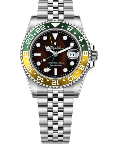 Rolex GMT-Master II Sprite Green Yellow Bezel Jubilee Bracelet