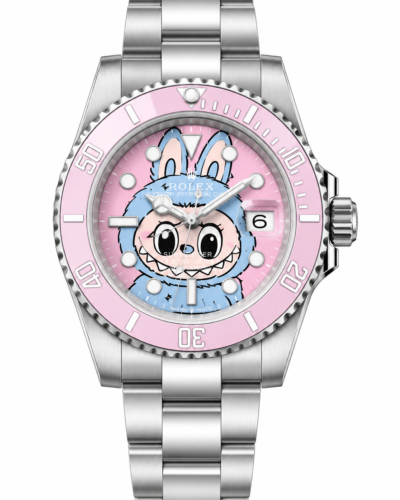 Super Clone Blaken Rolex Submariner Pink Labubu Dial