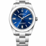 Super Clone Rolex Oyster Perpetual Blue Dial Oyster Bracelet