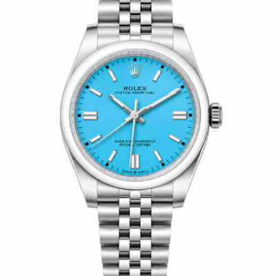 Super Clone Rolex Oyster Perpetual Tiffany Blue Jubilee