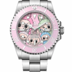 Super Clone Rolex Submariner Blaken Style Pink Labubu Dial