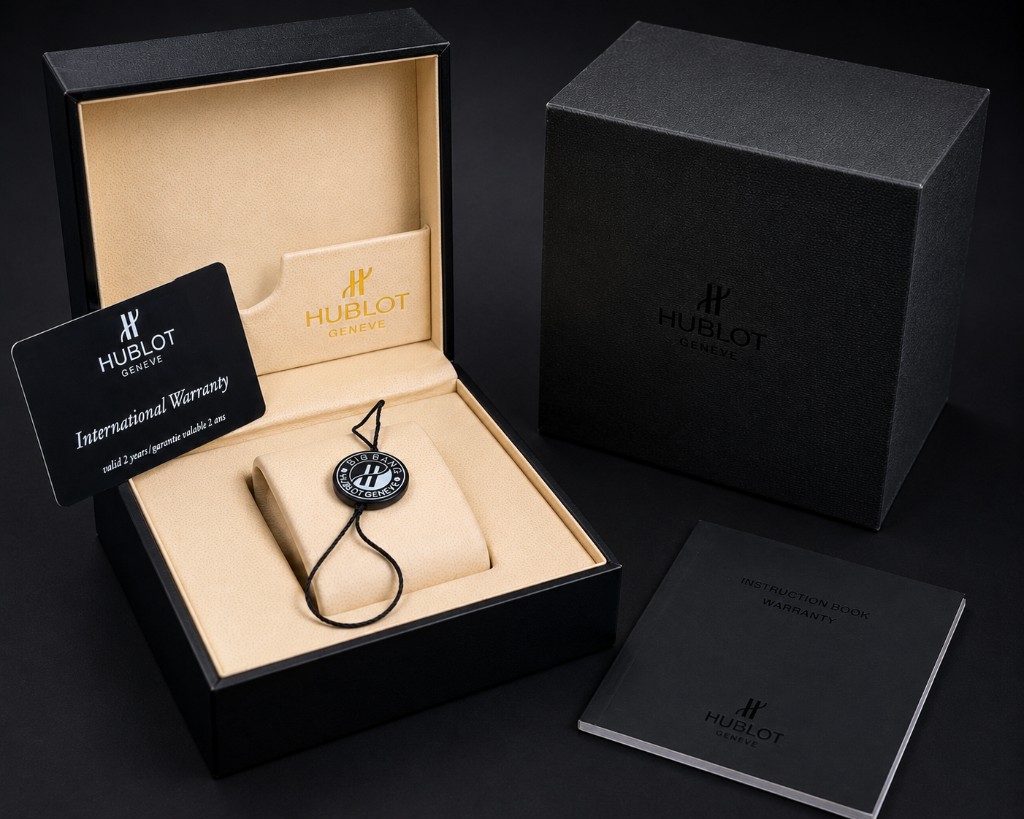 Super Clone Hublot Classic Fusion Black Magic Black Dial Rubber Strap