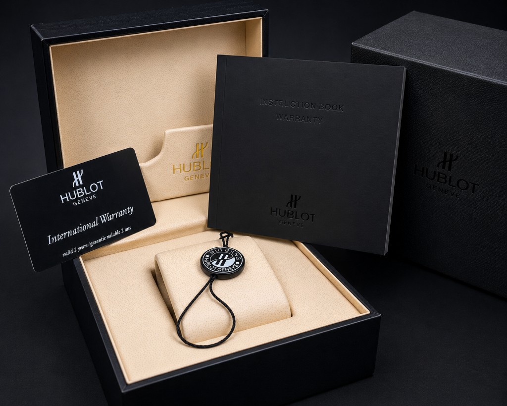 Super Clone Hublot Classic Fusion Black Magic Black Dial Rubber Strap