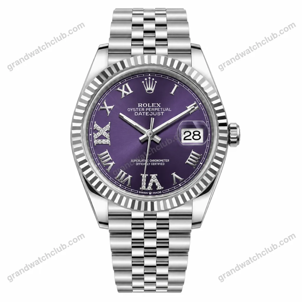 Super Clone Rolex Datejust Purple Dial 126234-0022 36 mm