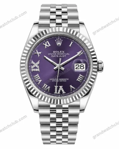 Super Clone Rolex Datejust Purple Dial 126234-0022 36 mm – Swiss SuperClone