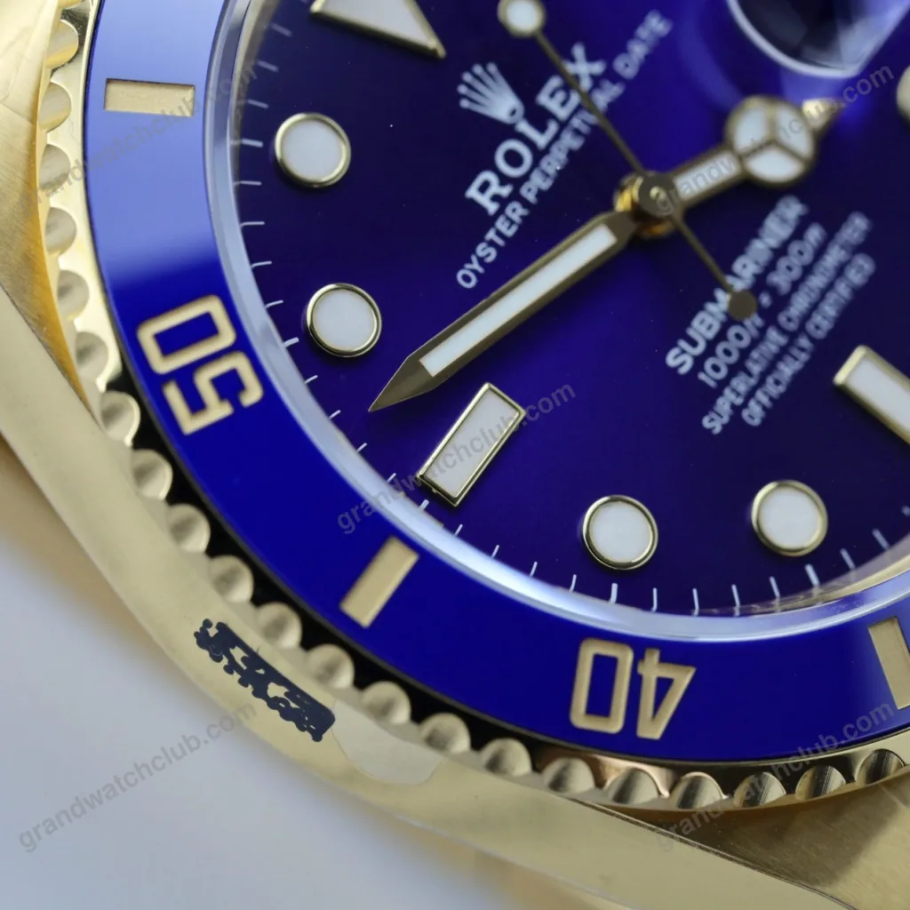 Super Clone Rolex Submariner Blue Dial 116618LB – Swiss SuperClone