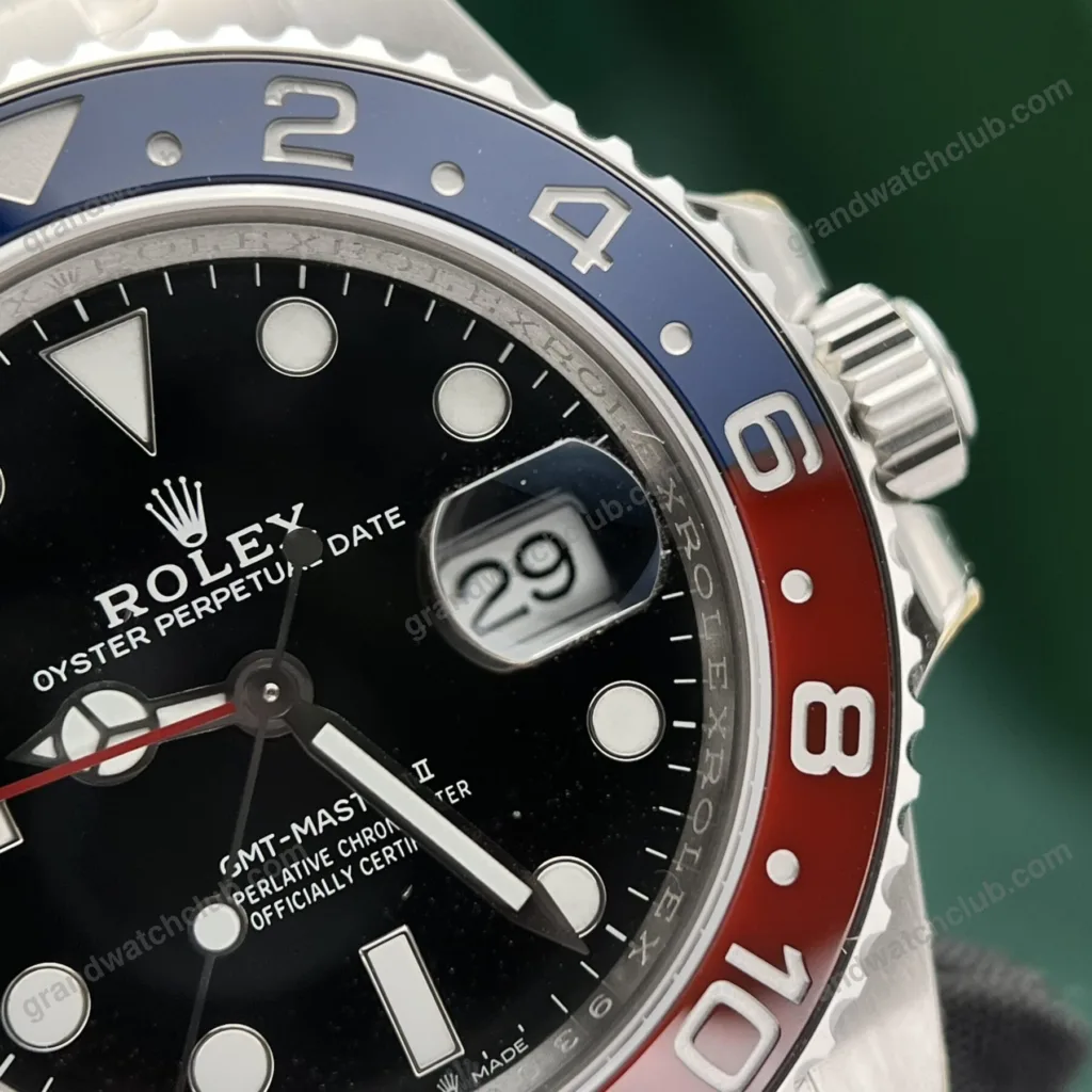 Super Clone Rolex GMT-Master II 126710BLRO “Pepsi” Oyster – Swiss SuperClone