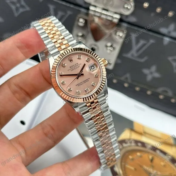 Super Clone Rolex Datejust Rose-Gold Dial REP016816 41 mm – Swiss SuperClone