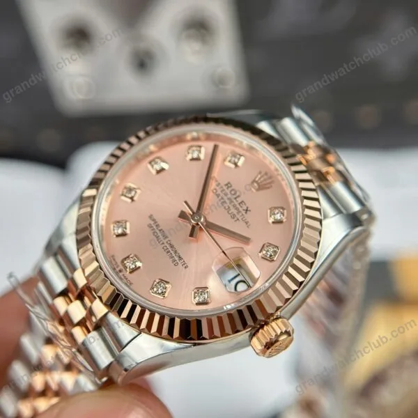 Super Clone Rolex Datejust Rose-Gold Dial REP016816 41 mm – Swiss SuperClone