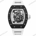 Super Clone Richard Mille RM 55 Richard Mille Black Bubba Watson 42mm Ceramic