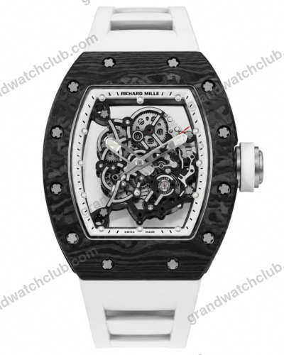 Super Clone Richard Mille RM 55 Richard Mille Black Bubba Watson 42mm Ceramic