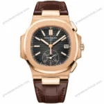 Super Clone Patek Philippe Nautilus Chronograph 5980/1AR-001 40.5mm Black Dial – Swiss SuperClone