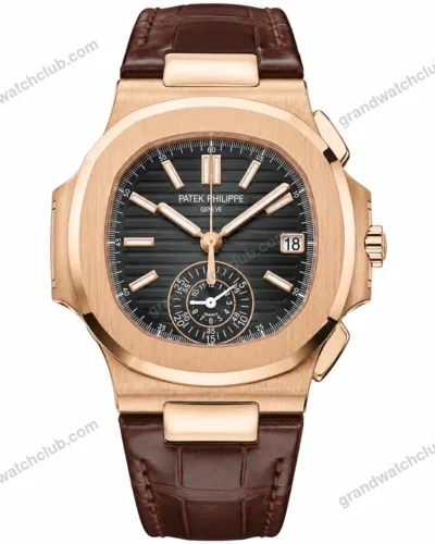 Super Clone Patek Philippe Nautilus Chronograph 5980/1AR-001 40.5mm Black Dial – Swiss SuperClone