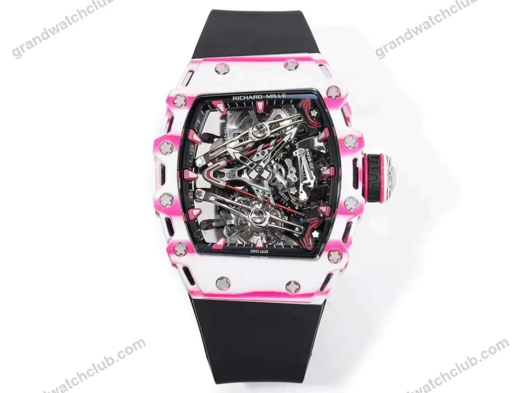 Super Clone Richard Mille RM 38-02 Richard Mille Bubba Watson Tourbillon Manual Winding 42mm