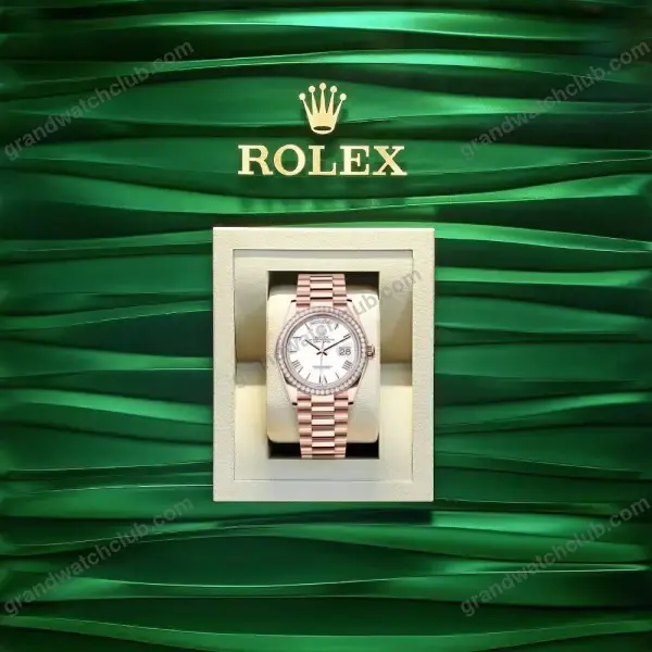 Super Clone Rolex Day-Date White Dial 128345rbr-0070 36 mm – Swiss SuperClone