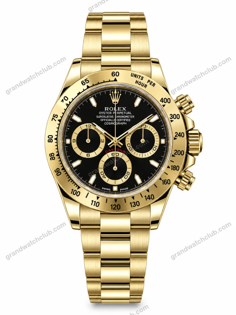 Super Clone Rolex Daytona Black Dial 116528 – Swiss SuperClone