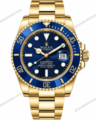 Super Clone Rolex Submariner Blue Dial 116618LB – Swiss SuperClone