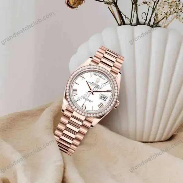 Super Clone Rolex Day-Date White Dial 128345rbr-0070 36 mm – Swiss SuperClone